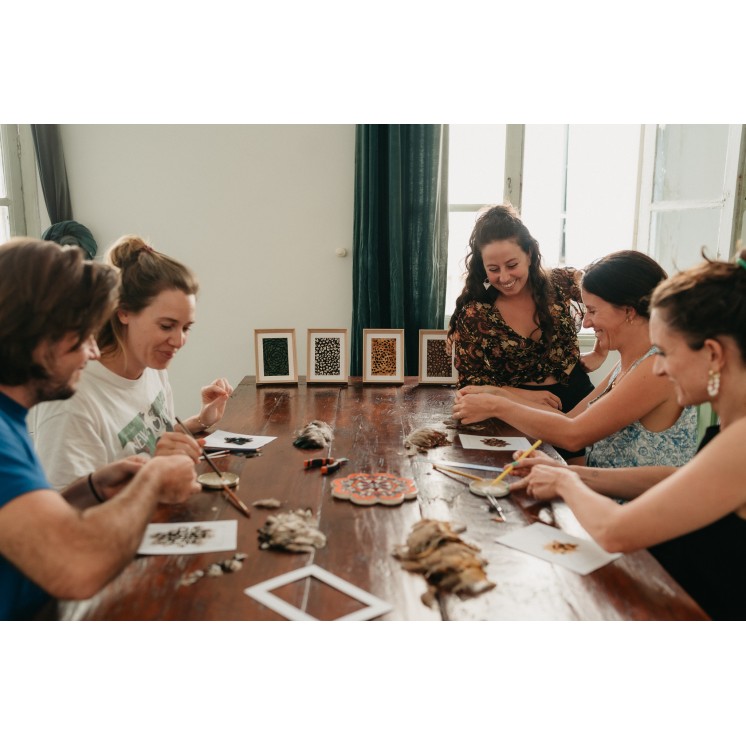 Réalisez votre tableau en plumes naturelles
