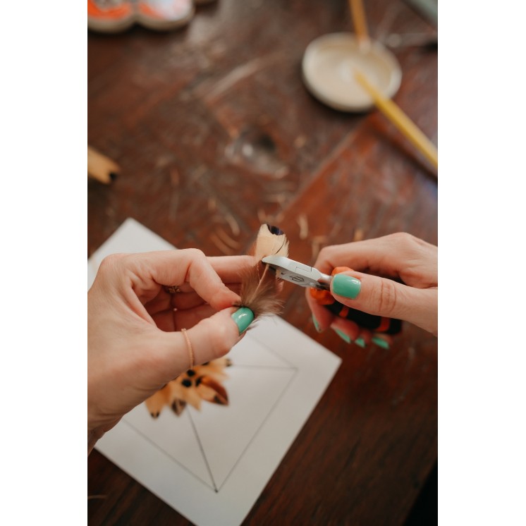 Réalisez votre tableau en plumes naturelles