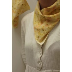 Réalisez votre foulard selon la technique du Bundle dye