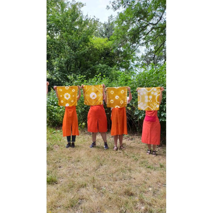 Créez votre linge de table en teinture végétale