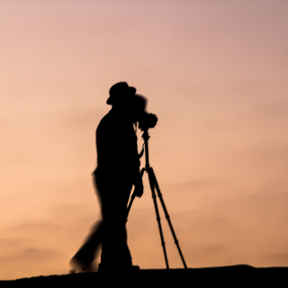 Circuit photographique au crépuscule